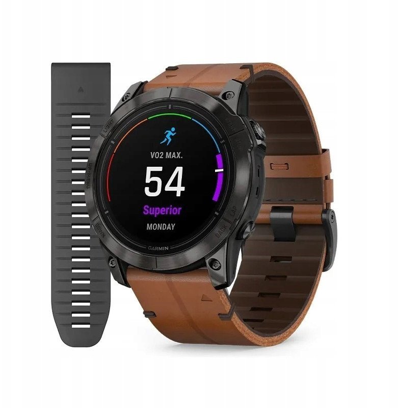 Garmin Epix Pro Gen 2 51 mm safyro pilkos spalvos su anglies danga