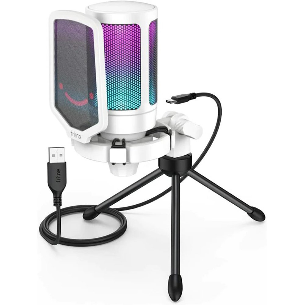 FIFINE AmpliGame A6V RGB, White