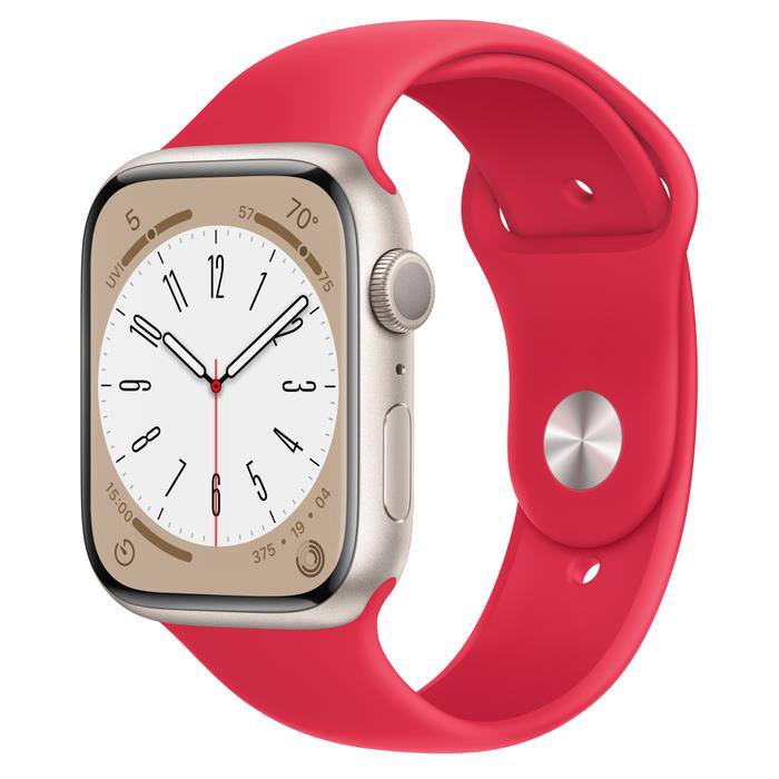 Apple Watch 8 GPS 45mm Sport Band (PRODUCT)RED (MNP43EL/A)