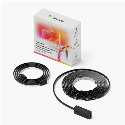 Išmanusis foninis apšvietimas Nanoleaf 4D PC Screen Mirror Lightstrip USB, 2.5m10 WMulticolor RGB