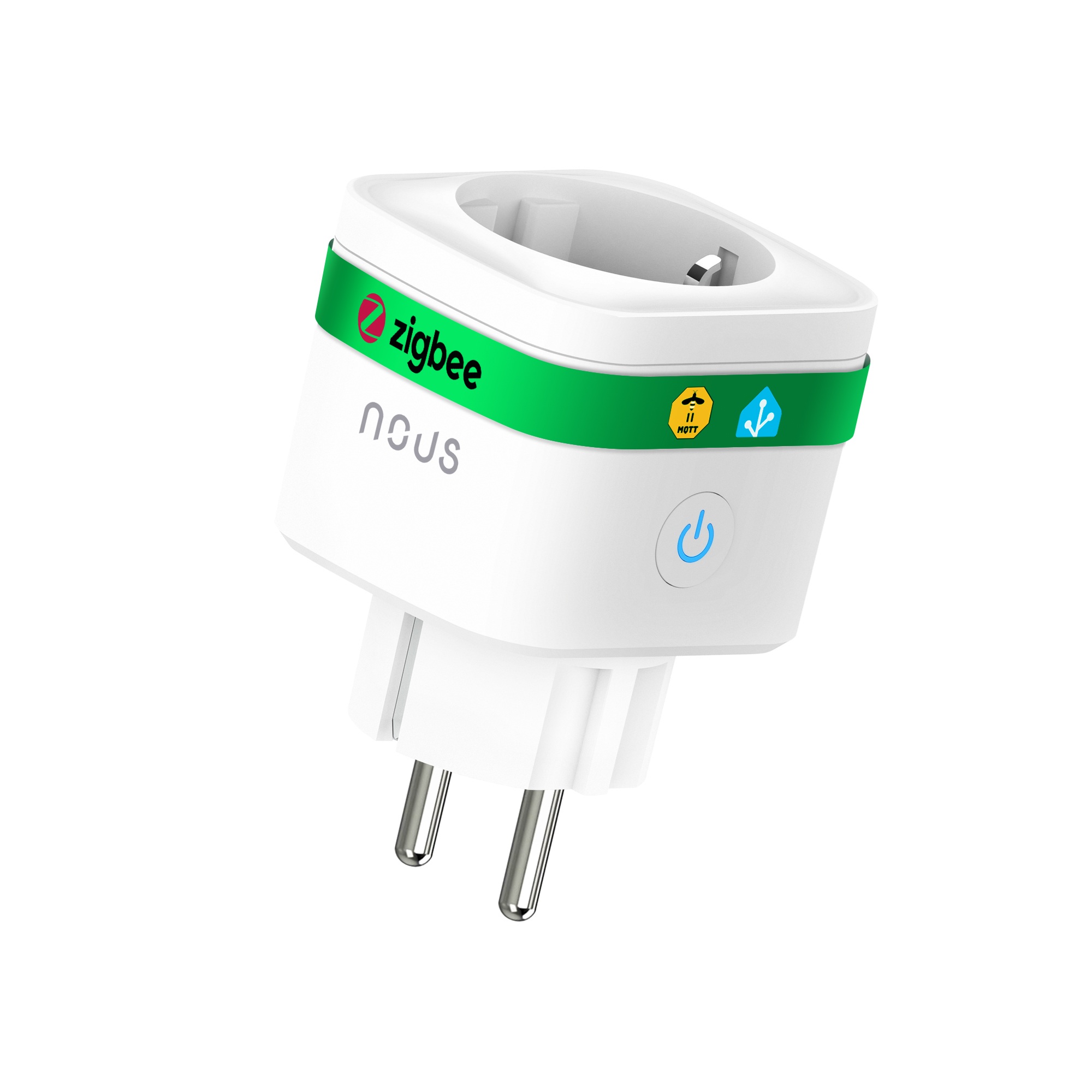 Išmanioji ZigBee rozetė A7Z, 3680W 16A, su energijos matavimu, TUYA MQTT