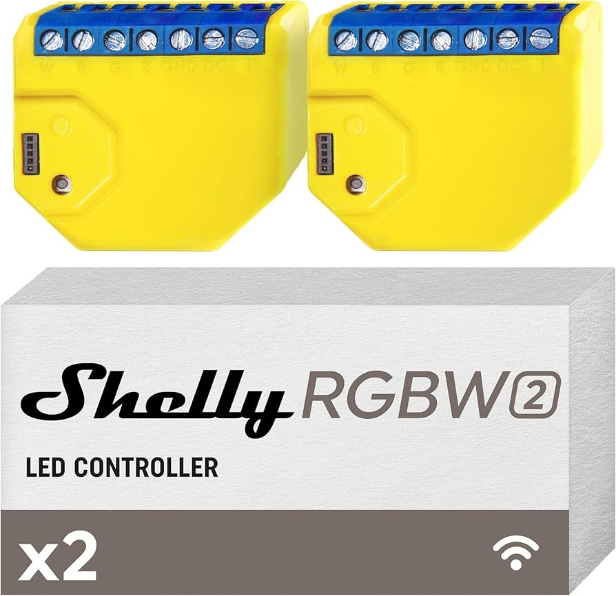 Wi-Fi valdiklis LED juostelėms Shelly RGBW2 x2