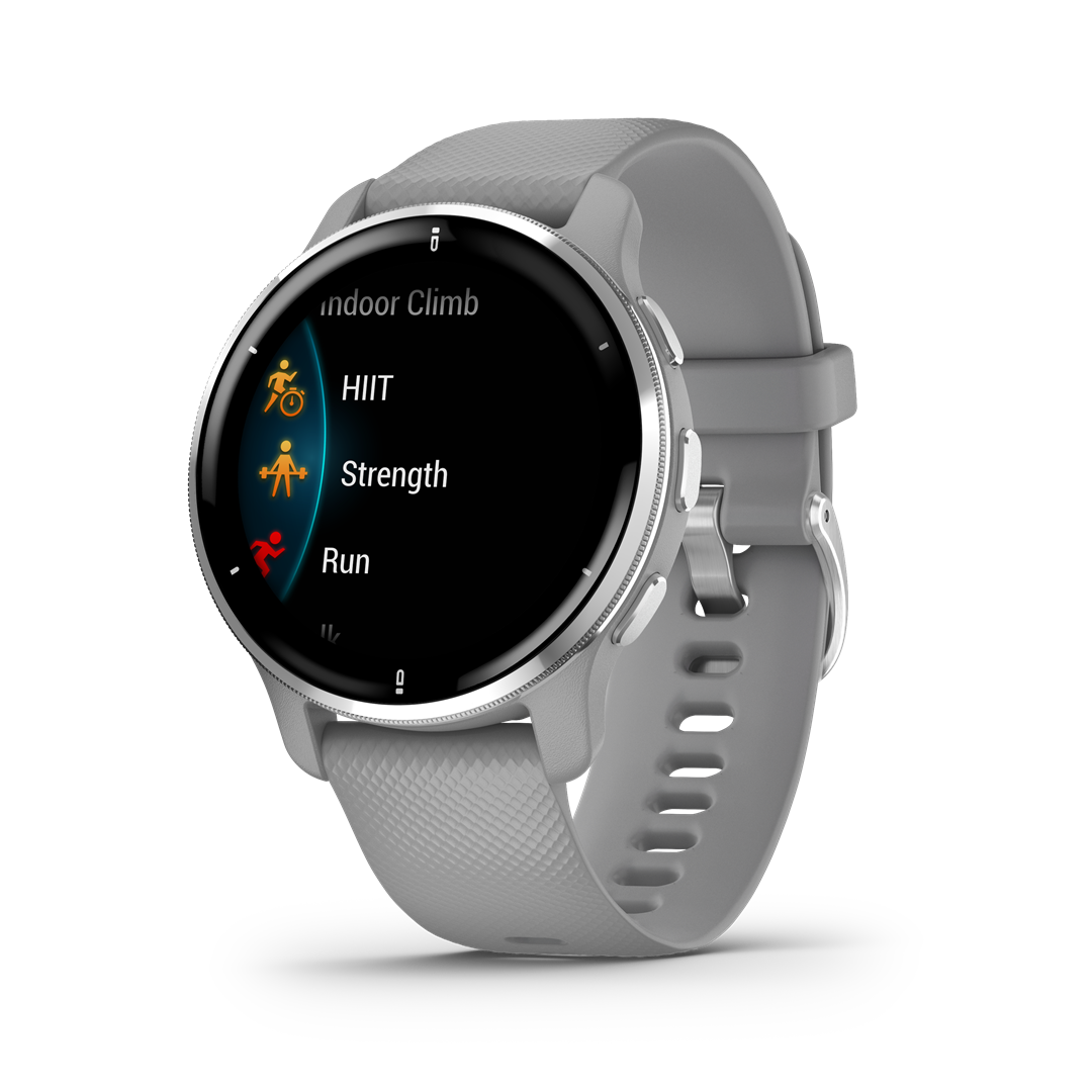 Sportinis laikrodis GARMIN Venu 2 Plus Powder Gray + Passivated