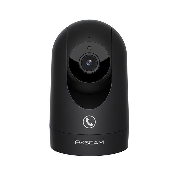 Foscam WiFi R8M 8MP besisukanti kamera su mikrobangų radaru, juodos spalvos