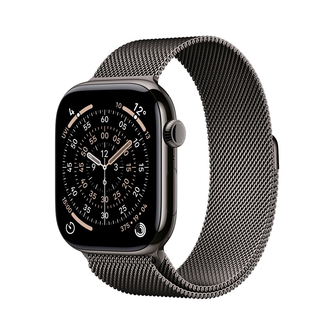Išmanusis laikrodis Apple Watch 11 GPS+Cell 46mm Slate Titanium Case/Slate Milanese Loop-M/L