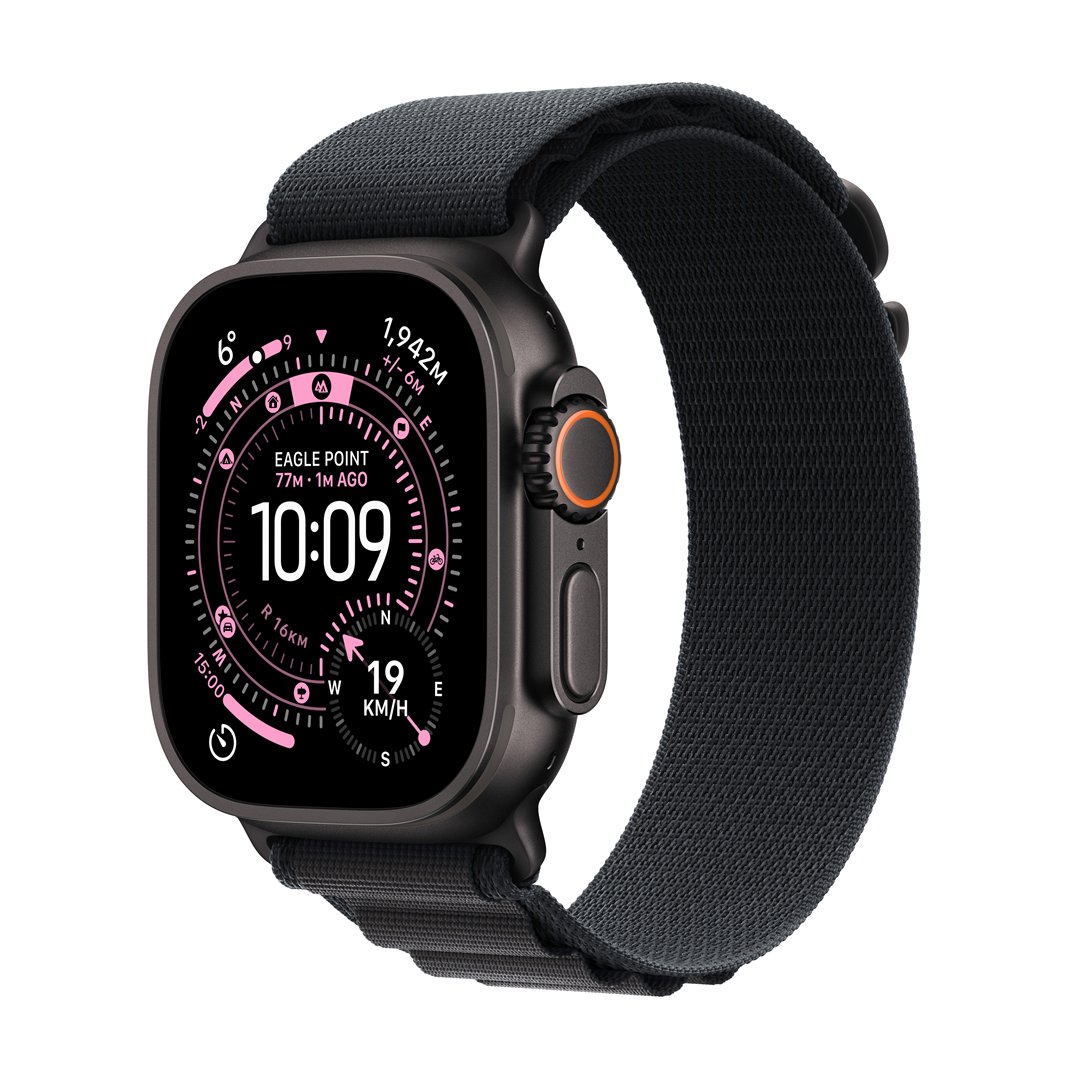 Išmanusis laikrodis Apple Watch Ultra 3 GPS+Cell 49mm Black Titanium Loop - Small