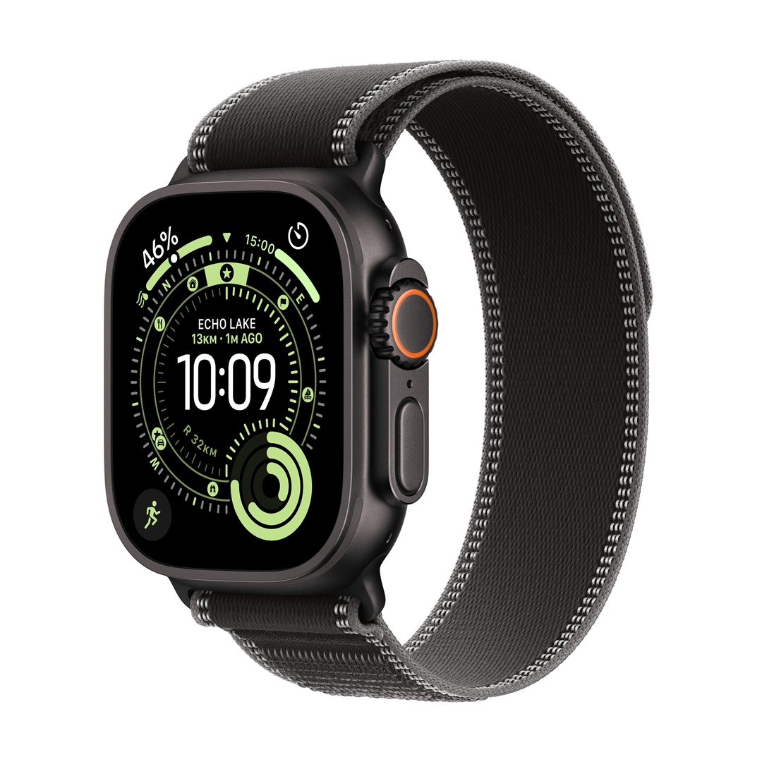 Išmanusis laikrodis Apple Watch Ultra 3 GPS+Cell 49mm Black Titan.TrailLoop-M/L