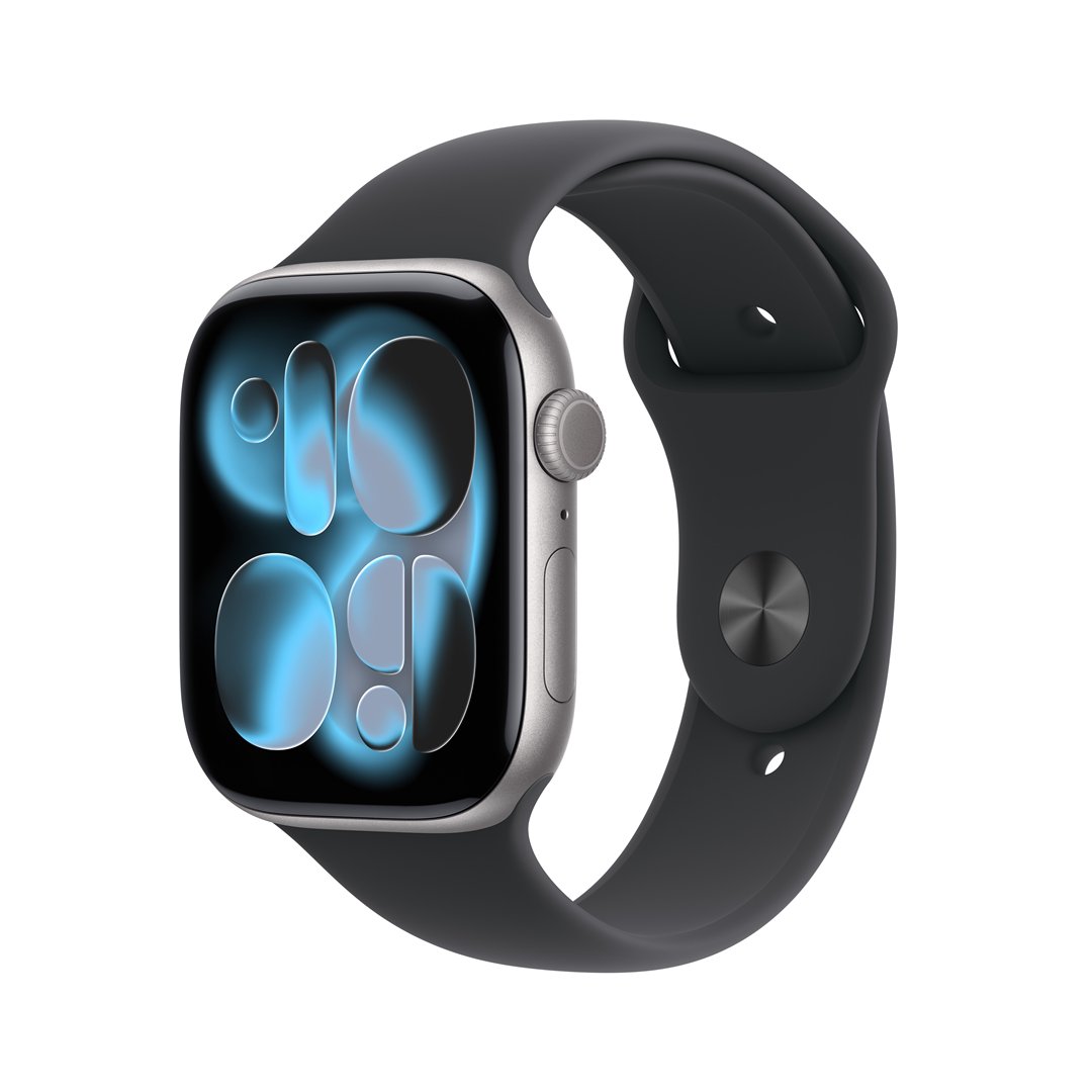 Išmanusis laikrodis Apple Watch 11 GPS 46mm Space Grey Alumin. Case/Black Sport Band - M/L