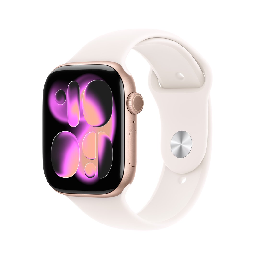 Išmanusis laikrodis Apple Watch 11 GPS+Cell 42mm Rose Gold Aluminium Case/Light Blush Sport Band-M/L