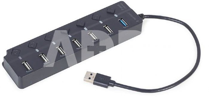 I/O HUB USB3 7PORT/UHB-U3P1U2P6P-01 GEMBIRD