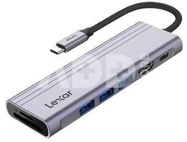 I/O HUB USB-C 7-IN-1/H31 LPAH31N-RNHNG LEXAR