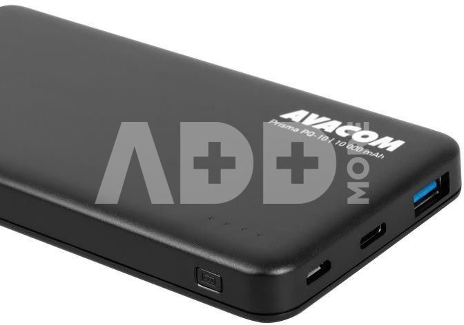 AVACOM POWER BANK PRISMA PQ-10, LI-POL 10000MAH, USB-C PD INPUT AND OUTPUT