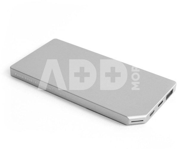 Allocacoc PowerBank Slim Aluminum 5000mAh SILVER