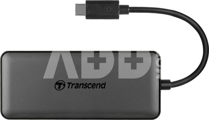 TRANSCEND CARDREADER TS-HUB5C 3-PORT HUB, 1-PORT PD,SD/MICROSD USB 3.1 (USB TYPE-C)