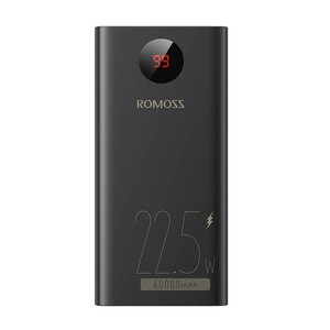 Maitinimo baterija "Romoss PEA40PF" 40000 mAh, 22,5 W (juoda)