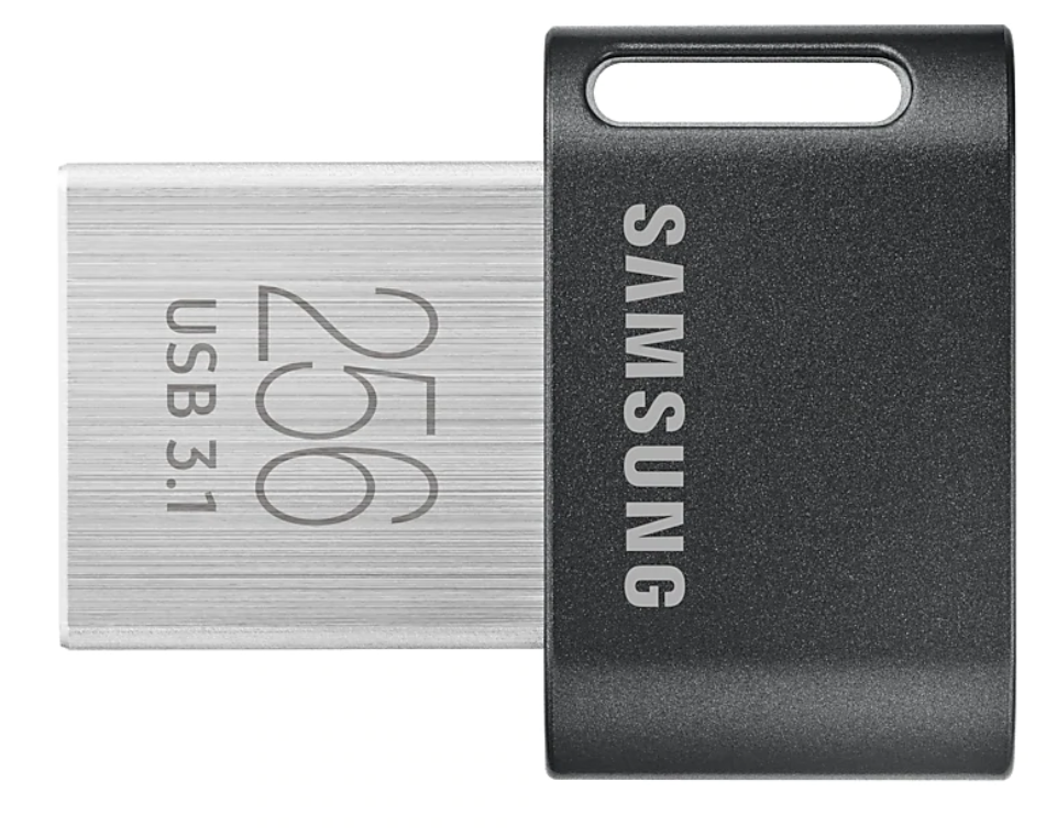 Samsung | FIT Plus | MUF-256AB/APC | 256 GB | USB 3.1 | Black/Silver