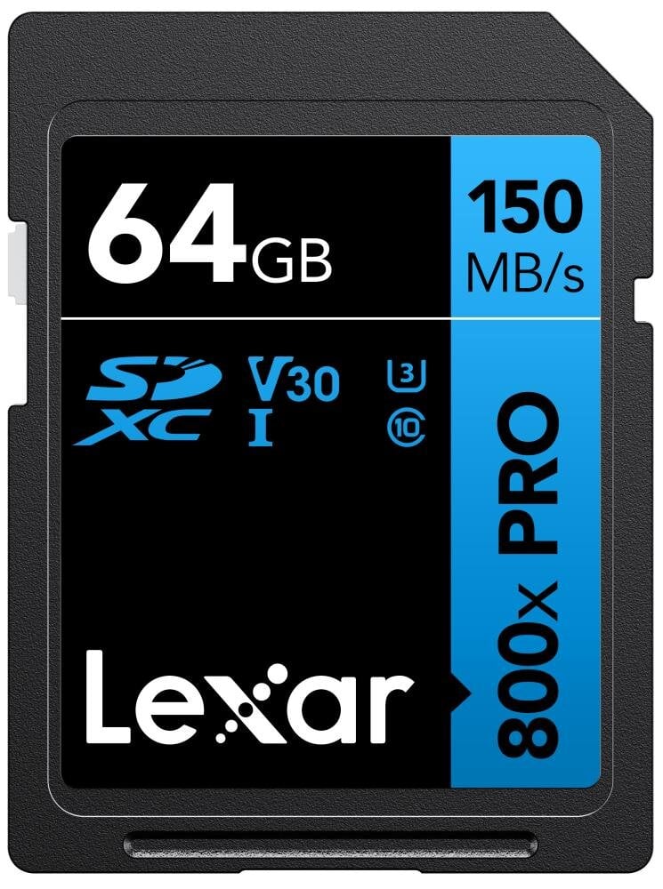 Lexar | Memory Card | Professional 800x PRO | 64 GB | SDXC | Flash memory class UHS-I