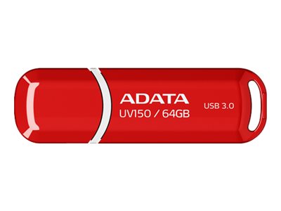 ADATA | UV150 | 64 GB | USB 3.0 | Red