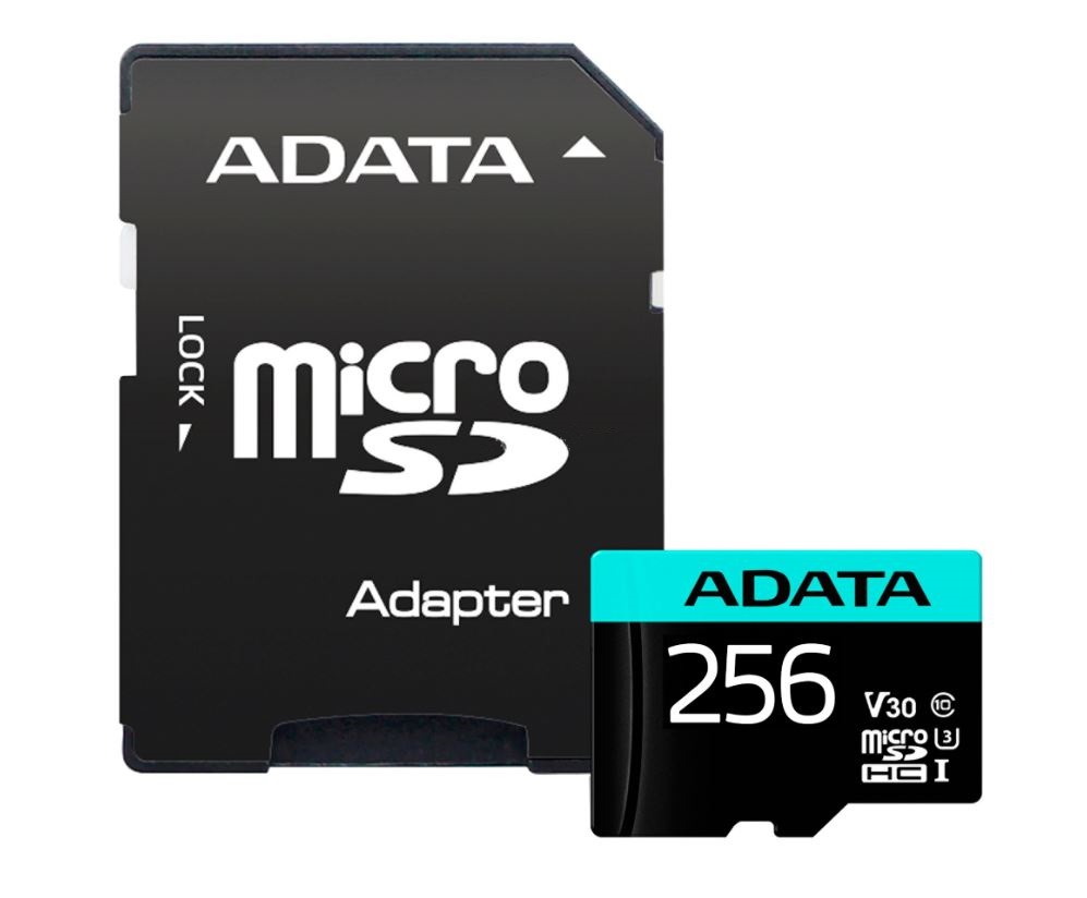 ADATA | Premier Pro | UHS-I U3 | 256 GB | micro SDXC | Flash memory class 10 | with Adapter