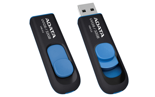 ADATA | UV128 | 32 GB | USB 3.0 | Black/Blue