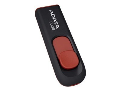 ADATA | C008 | 64 GB | USB 2.0 | Black/Red