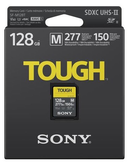 Sony | Tough Memory Card | UHS-II | 128 GB | SDXC | Flash memory class 10