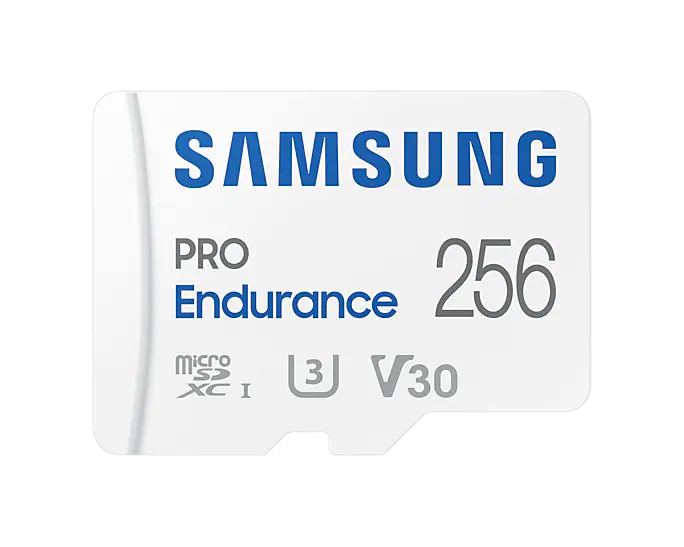 Samsung | PRO Endurance | MB-MJ256KA/EU | 256 GB | MicroSD Memory Card | Flash memory class U3, V30, Class 10 | SD adapter