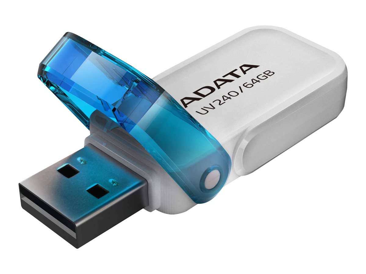 ADATA | USB Flash Drive | UV240 | 64 GB | USB 2.0 | White