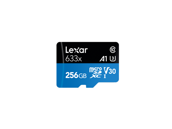 Lexar | High-Performance 633x | UHS-I | 256 GB | micro SDXC