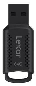 Lexar | USB Flash Drive | JumpDrive V400 | 64 GB | USB 3.0 | Black