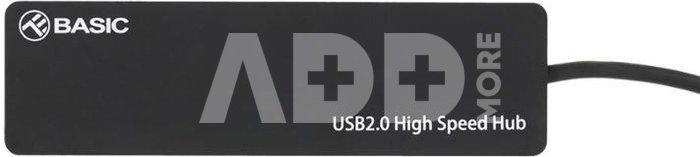 Tellur Basic USB Hub, 4 ports, USB 2.0 black