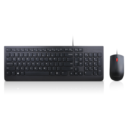 Klaviatūros ir pelės kompl. Lenovo Essential Wired Keyboard and Mouse Combo - Lithuanian