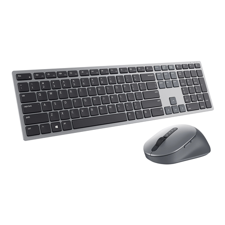 Klaviatūra Dell Premier Multi-Device Keyboard and Mouse  KM7321W  Keyboard and Mouse Set  Wireles