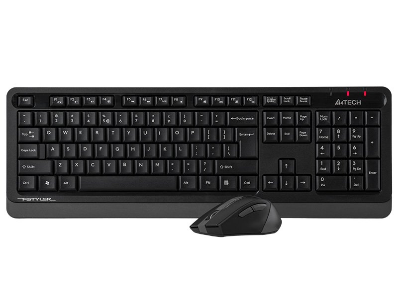 A4Tech 47478 FStyler 2,4G FG1035 RF Nano Grey Set
