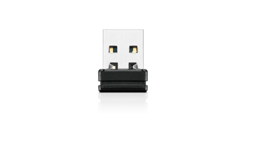Pelė ir klaviatūra belaidis imtuvas Lenovo USB 0.6 cmx1.9 cmx1.5 cm 1.83 g