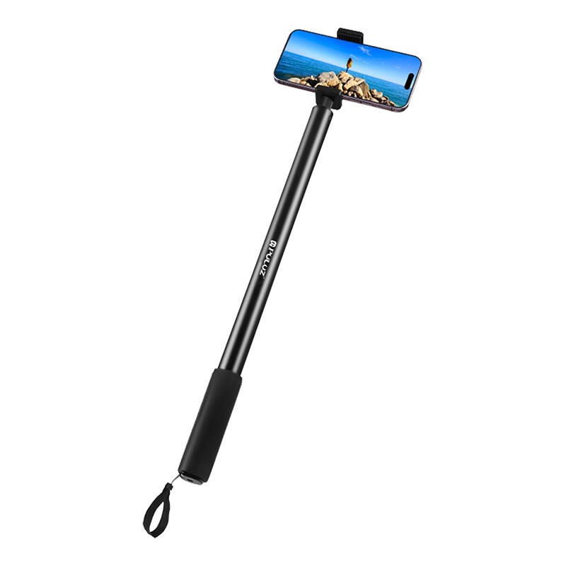 Metalinis asmenukių laikiklis 2 m PULUZ, skirtas "Insta360 One RS/X2/X3" kamerai (juodas)