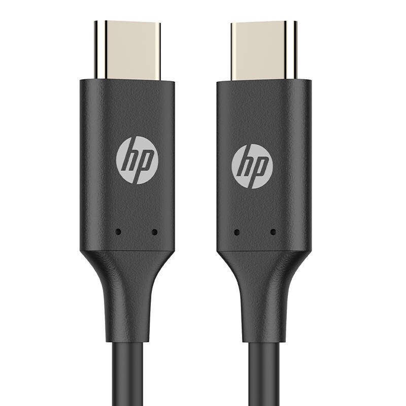 HP USB-C kabelis su USB-C, 1 m (juodas)