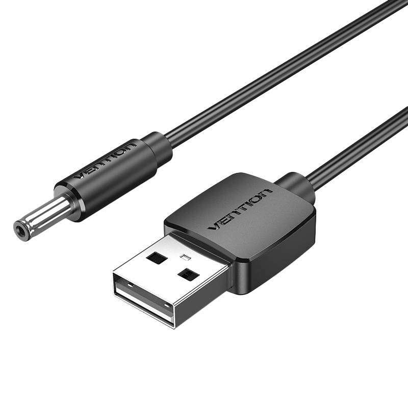 Maitinimo laidas USB-3,5 mm nuolatinės srovės laidas Vention CEXBD 5V 0,5 m