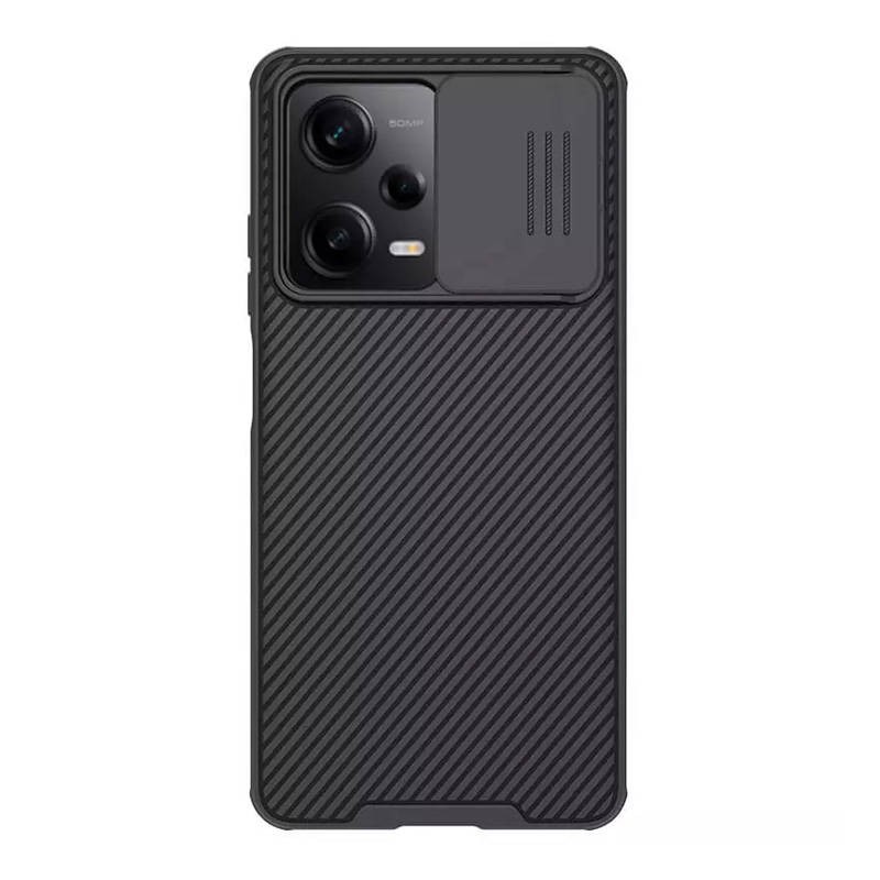 Dėklas Nillkin CamShield Pro, skirtas Xiaomi Redmi Note 12 Pro 5G (juodas)