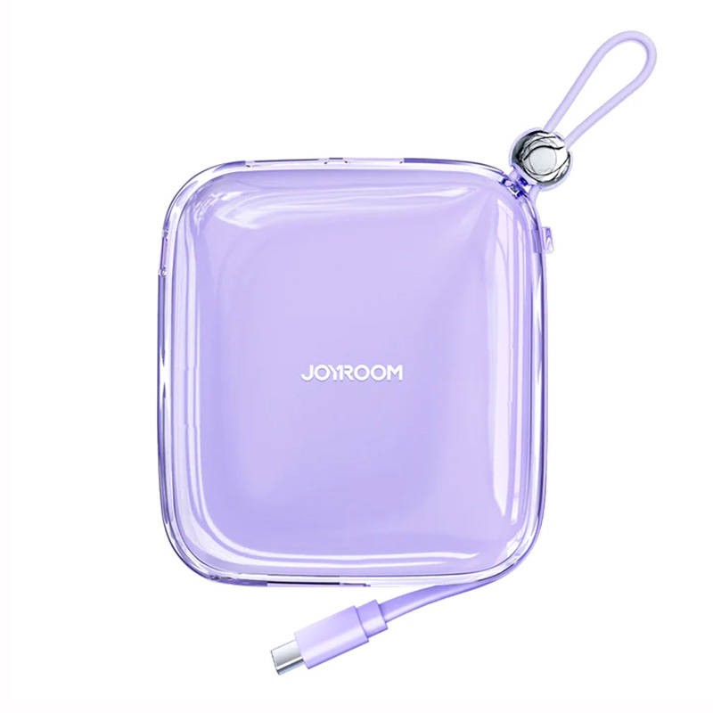 "Powerbank" "Joyroom" JR-L004 Jelly 10000 mAh, USB C (violetinė)