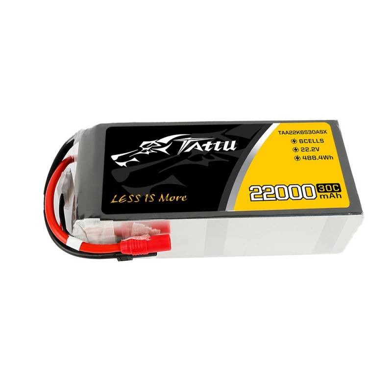 Akumuliatorius Tattu 22000mAh 22.2V 30C 6S1P LiPo AS150+XT150