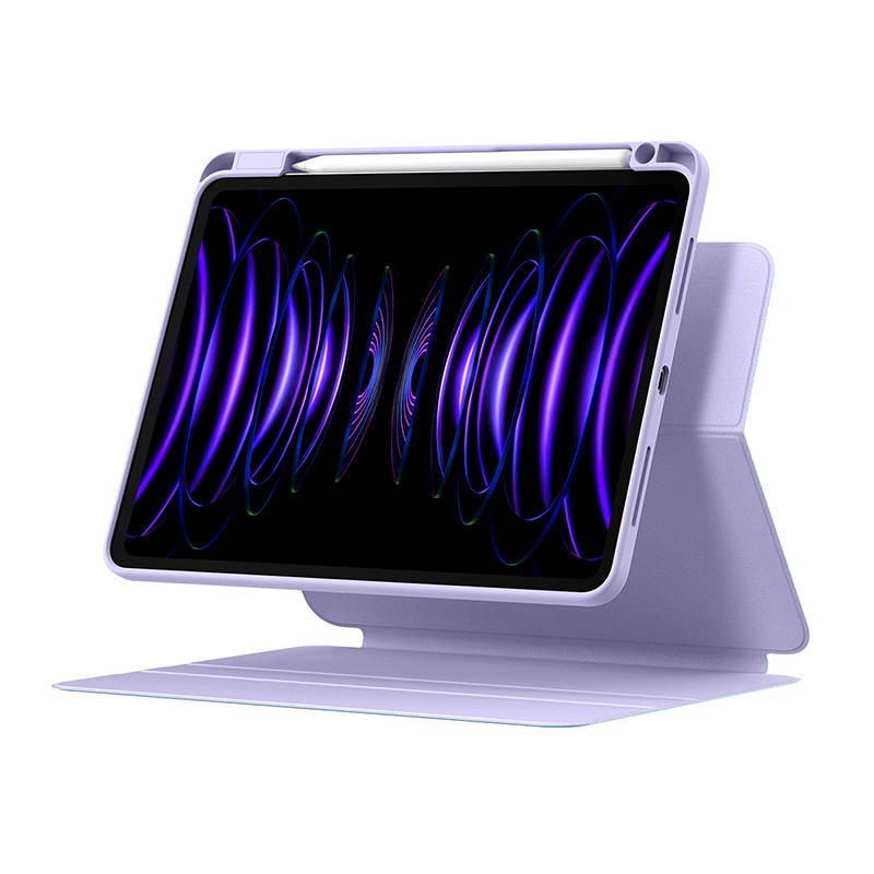 Baseus Minimalist Series IPad PRO 12.9 Magnetinis apsauginis dėklas (violetinis)