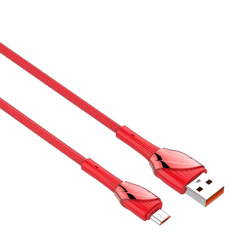 LDNIO LS662 USB - Micro USB 2 m, 30 W kabelis (raudonas)