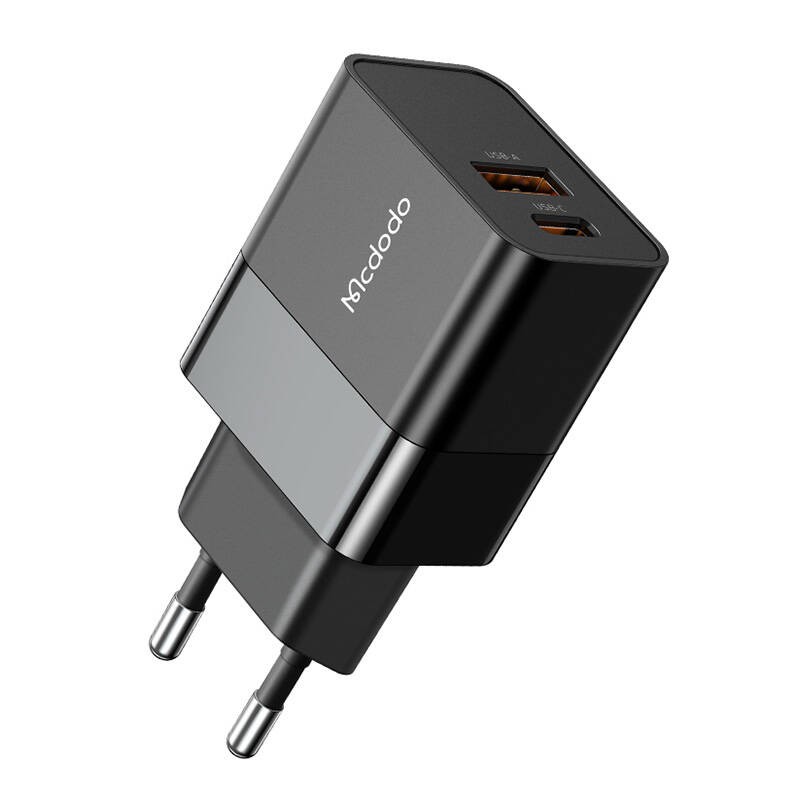 Greitasis įkroviklis McDodo CH-1951 PD+QC 20W USB-A ir USB-C