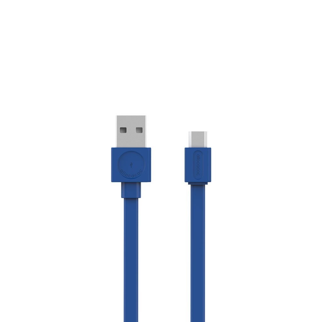 Allocacoc Basic USB- micro usb laidas, mėlynas 1,5m