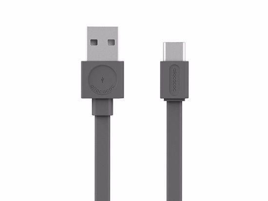 Allocacoc Basic USB / micro usb laidas, juodas 1,5m