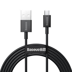 "Baseus Superior" serijos kabelis USB-Micro USB, 2A, 2 m (juodas)