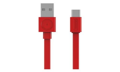 Allocacoc Basic USB / micro usb laidas, raudonas 1,5m