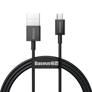 "Baseus Superior" serijos kabelis USB-Micro USB, 2A, 1 m (juodas)