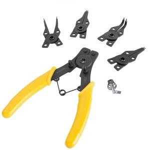 Replės žiediniam segtukui 6" Deli Tools EDL104506 (geltonos spalvos)